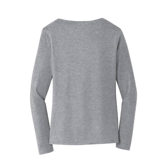 Port & Company® Fan Favorite™ Ladies Long Sleeve V-Neck T-Shirt